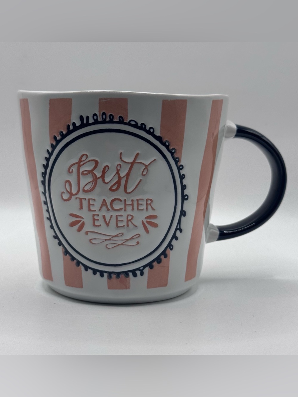 PRIMA DESIGN Ceramic Coffee/Tea Mug,  BEST TEACHER EVER, Brand New